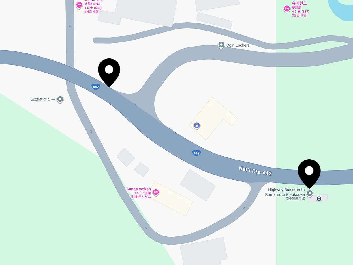 구로카와 온센 버스 정류장