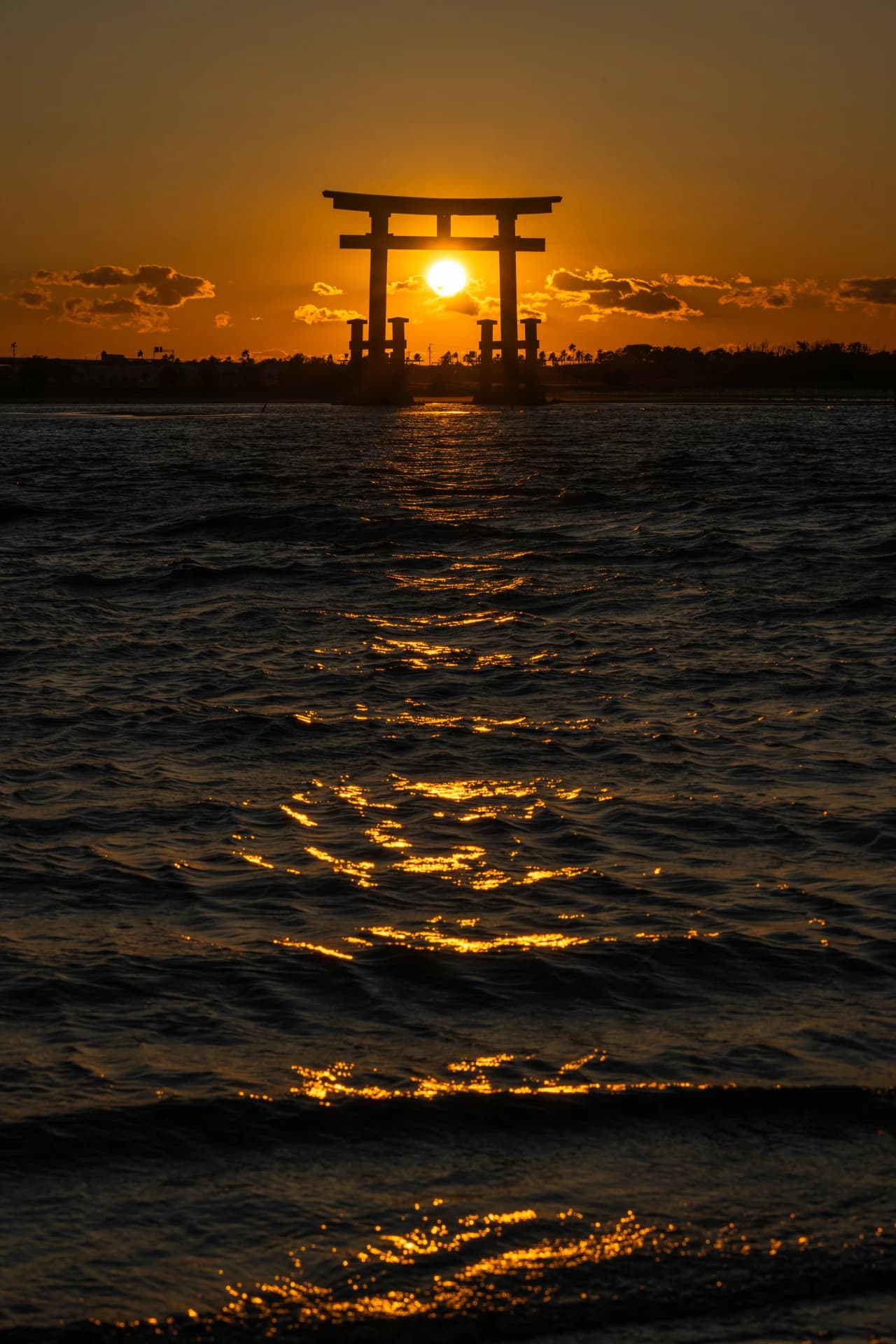 Bentenjima Torii Sunset